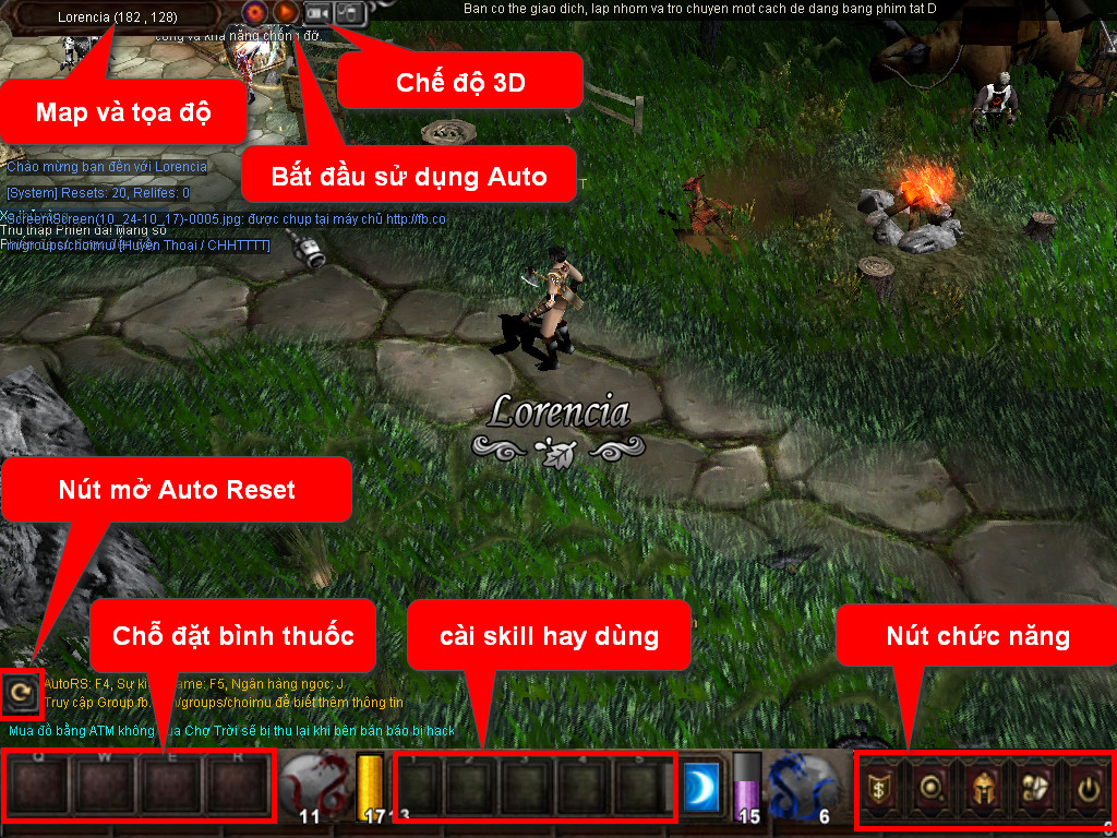 Chức năng chính của Game MU Anh Em